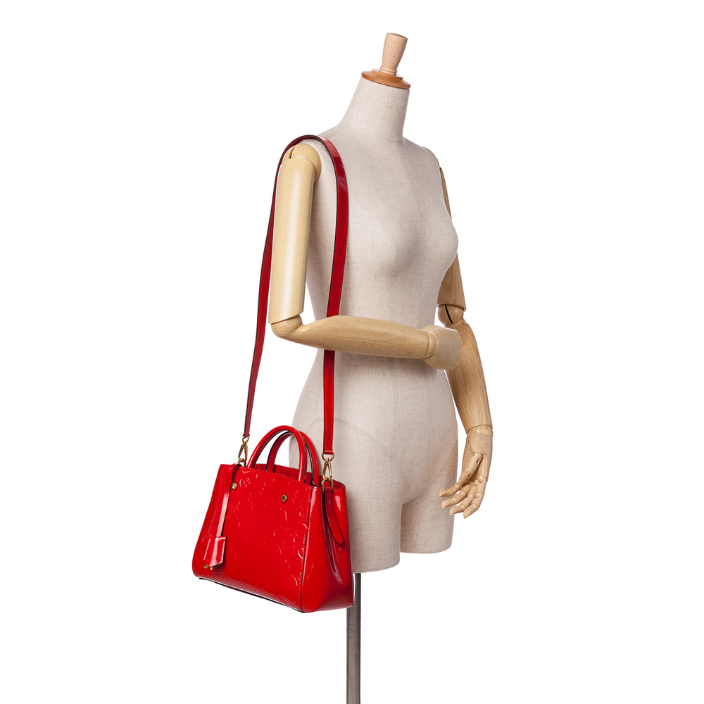 Pre-Loved Louis Vuitton Monogram Vernis Montaigne BB - Picture 9 of 9